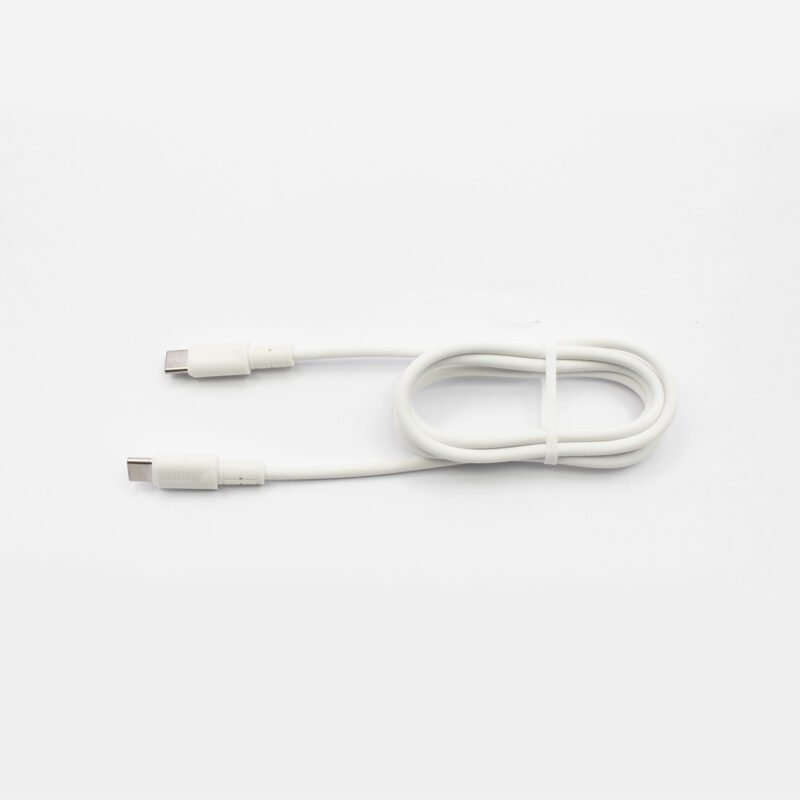 cable philips tipo c 3.0 a tipo c 3 amp 1 mt white — vista 6
