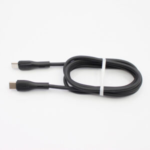 cable philips tipo c 3.0 a tipo c 3 amp 1 mt black