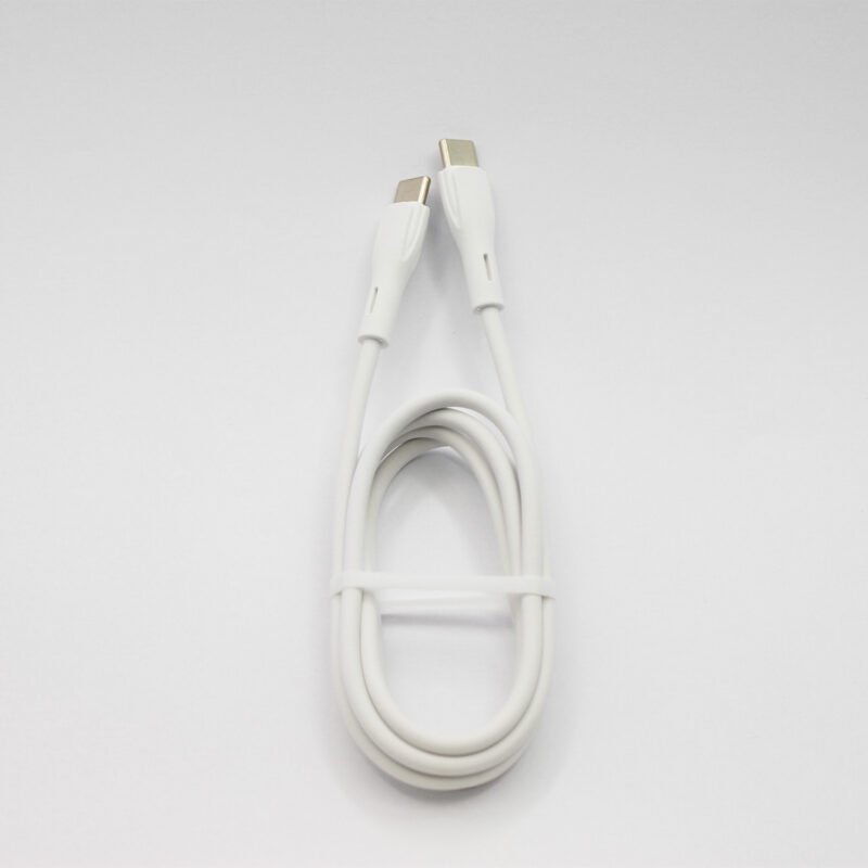 cable philips tipo c 3.0 a tipo c 3 amp 1 mt white — vista 7