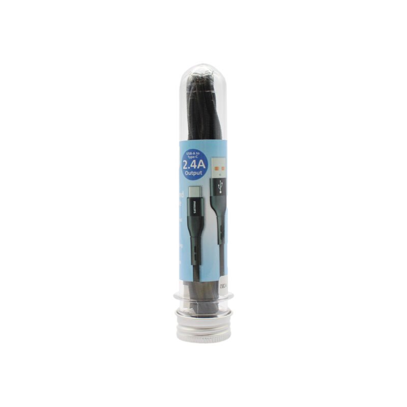 cable philips usb 3.0 a tipo c 2,4 amp 1 mt trenzado black — vista 2