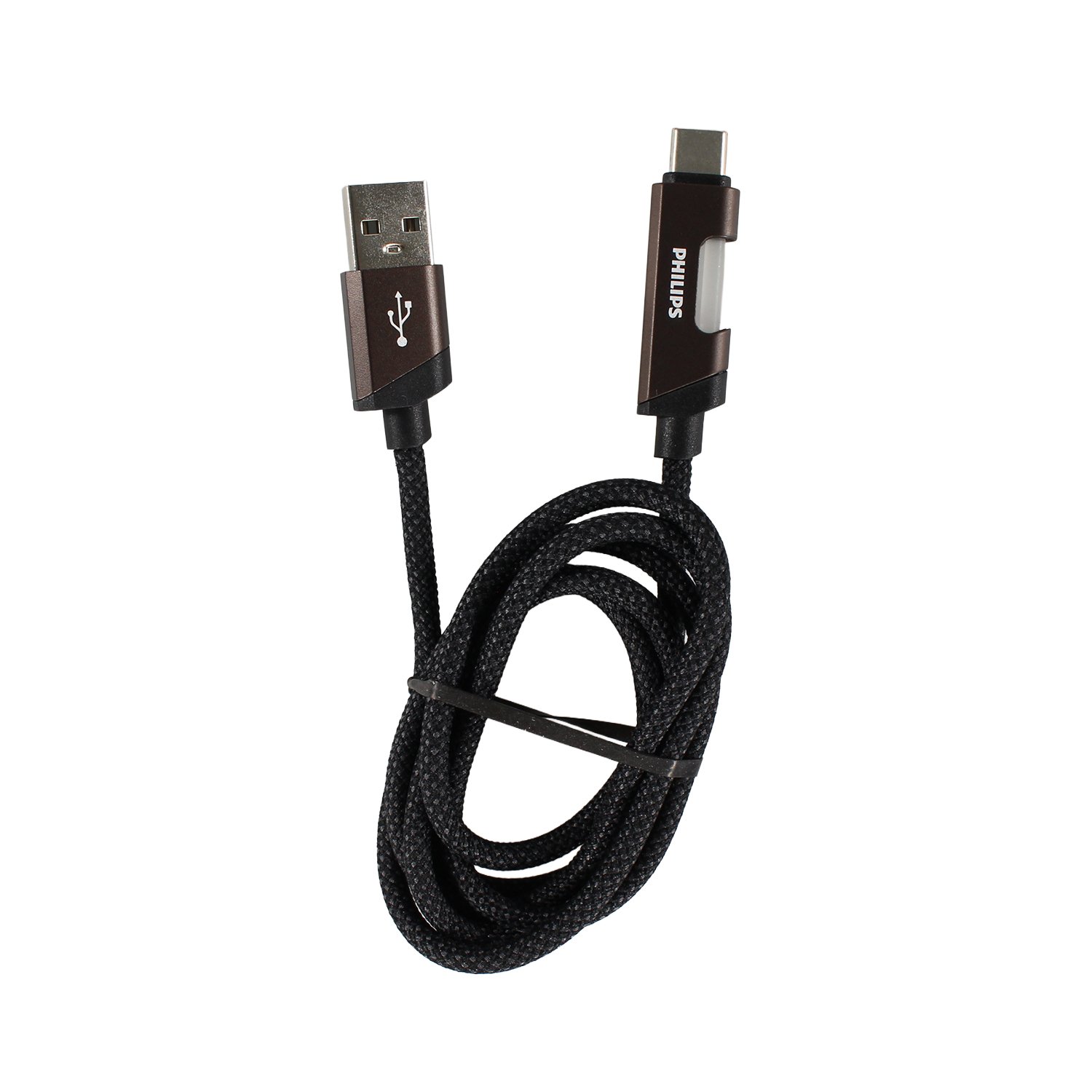 cable philips usb 3.0 a tipo c 3amp 1 mt con luz led trenzado black cable philips usb 3.0 a tipo c 3amp 1 mt con luz led trenzado black