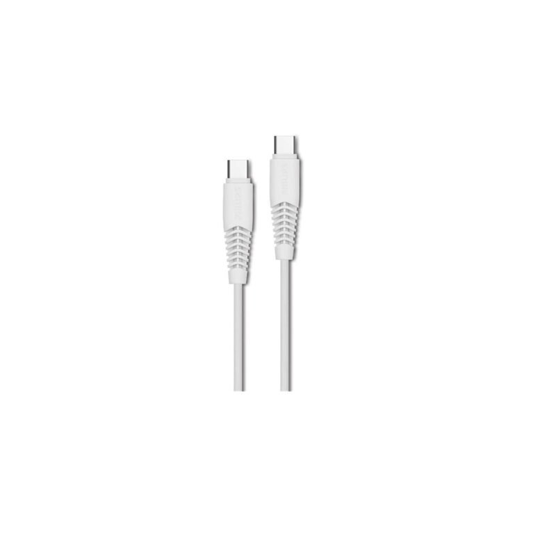 cable philips tipo c a c 1,2mt white