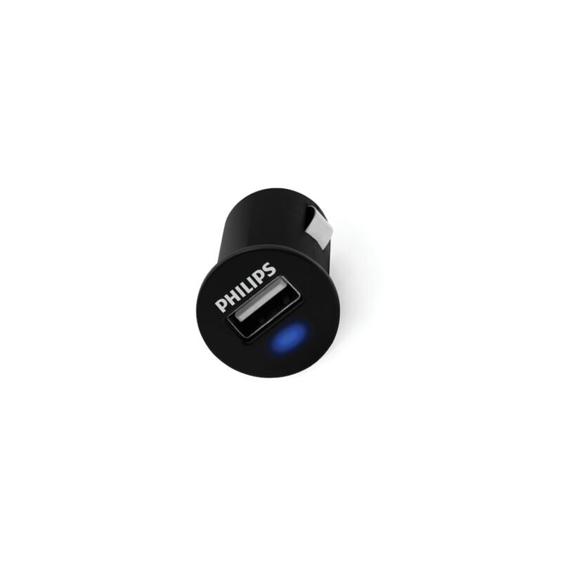 cargador philips para automovil usb mini