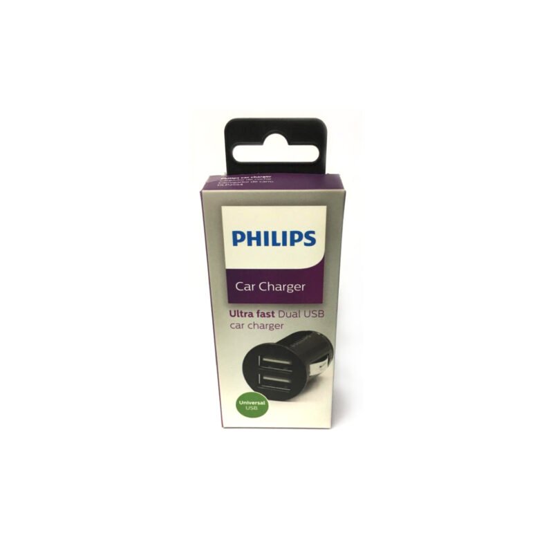 cargador philips para automovil usb doble ultra rapido — vista 4