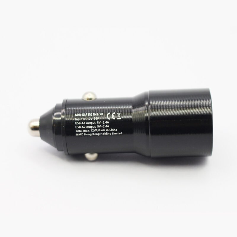 cargador philips para automovil 12v 12 watts doble usb 2,4 amp.black — vista 9