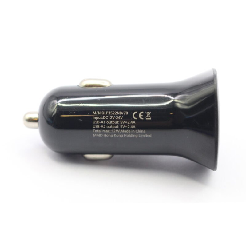cargador philips para automovil 12v 12 watts 2 usb 2.4 amp black — vista 11