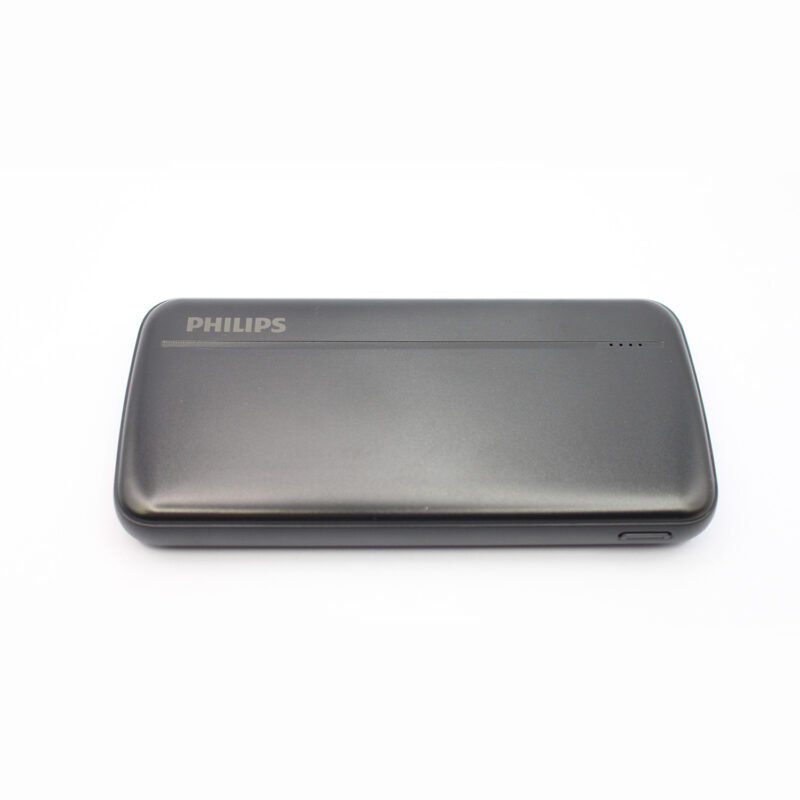 powerbank philips 10000mah 22,5ws fast charge salidas 2xusb a/1xtipo c black — vista 4