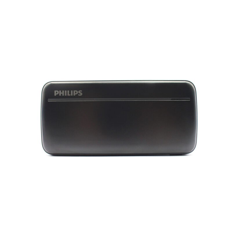 powerbank philips 10000mah 22,5ws fast charge salidas 2xusb a/1xtipo c black — vista 12