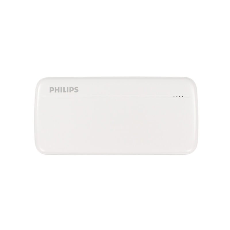 powerbank philips 10000mah 22,5ws fast charge salidas 2xusb a/1xtipo c white — vista 3