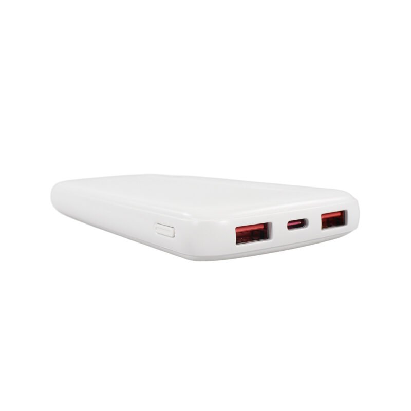 powerbank philips 10000mah 22,5ws fast charge salidas 2xusb a/1xtipo c white — vista 2