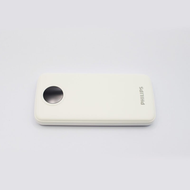 powerbank philips 10000mah 22.5ws pantalla led salidas 2xusb a/1xtipo c white — vista 4