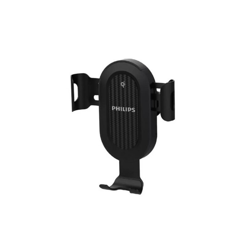 soporte philips auto con cargador, proteccion sobrecarga, compatibilidad amplia, entrada dc 5v 2a/9v 1.6a, salida 5w/7.5w/10w. — vista 3