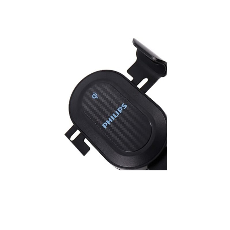 soporte philips auto con cargador, proteccion sobrecarga, compatibilidad amplia, entrada dc 5v 2a/9v 1.6a, salida 5w/7.5w/10w. — vista 2