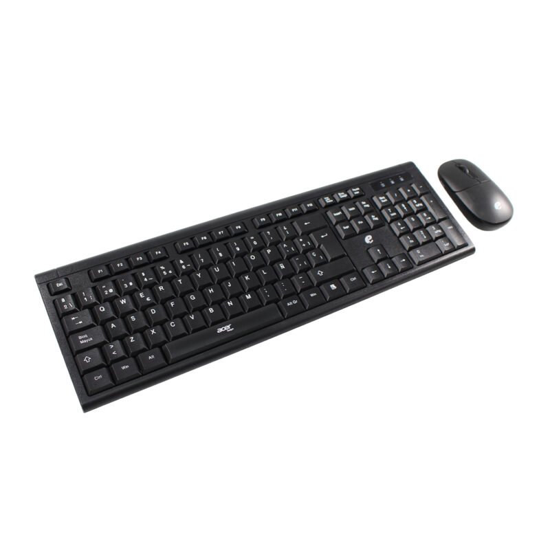 kit teclado +mouse acer 2.4 black — vista 3