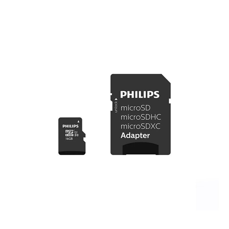 micro sd 16gb philips con adaptador — vista 3
