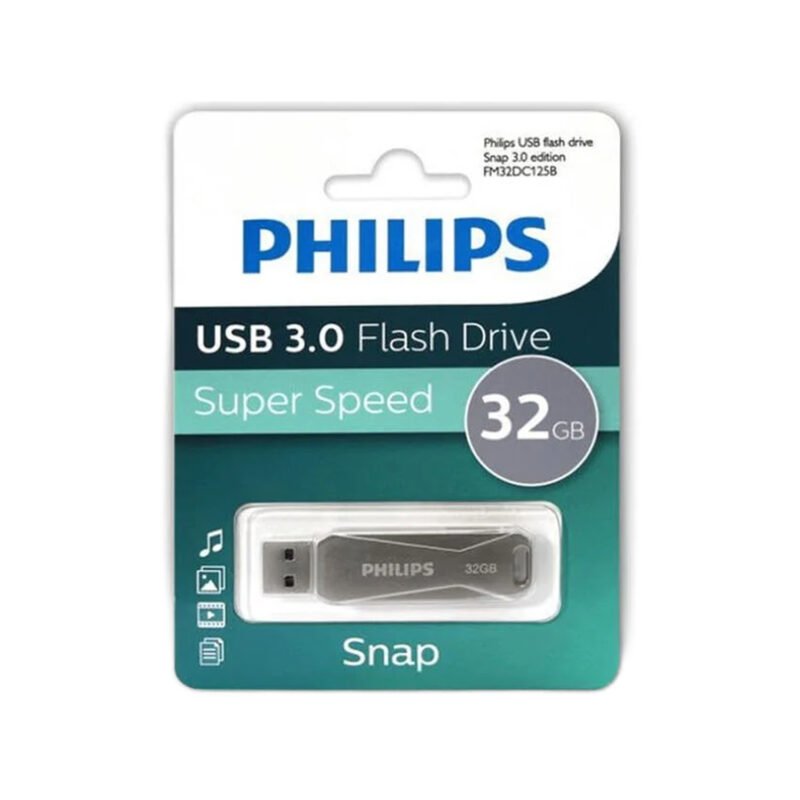 pendrive 32gb philips snap tipo c usb3.0