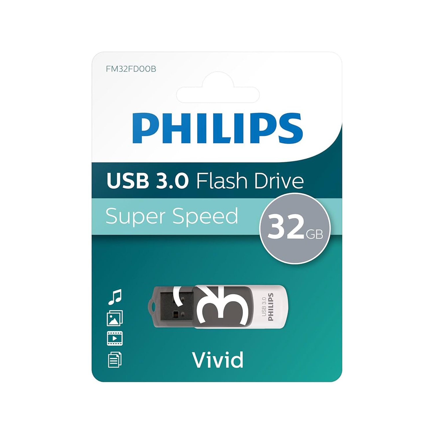 pendrive 32gb philips vivid usb3.0 pendrive 32gb philips vivid usb3.0