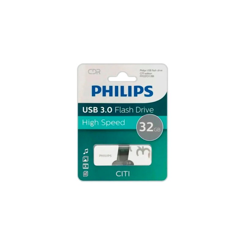 pendrive 32gb philips citi usb3.0 — vista 2