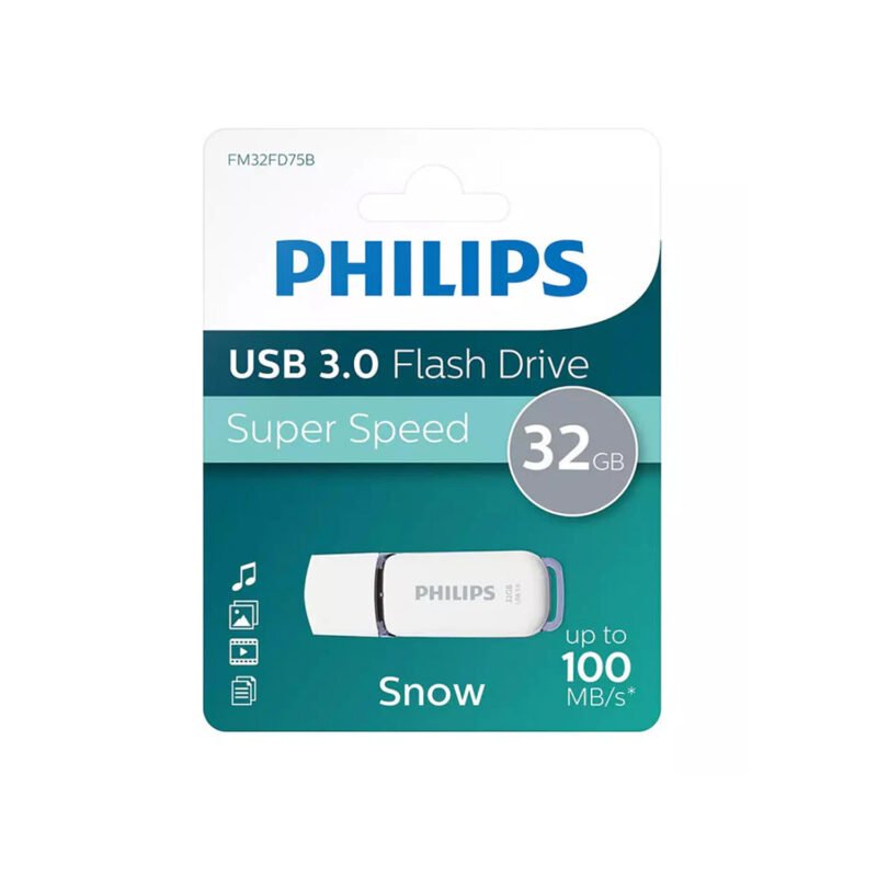 pendrive 32gb philips snow usb3.0 — vista 2