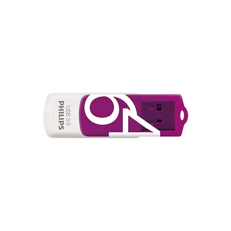 pendrive 64gb philips vivid usb3.0 — vista 2