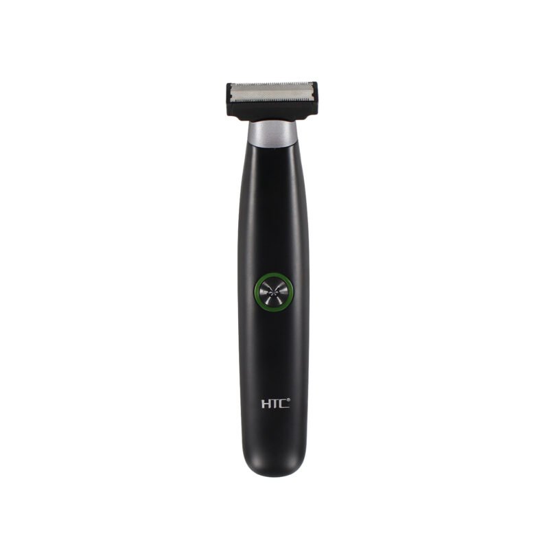 afeitadora inalambrica htc, cuchilla doble filo, 3 peines 1/3/5mm, lavable y carga tipo c. incluye cuchilla extra — vista 4