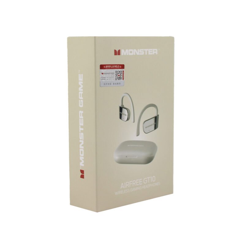 audifono monster bt v5.4 carga tipo c beige — vista 2