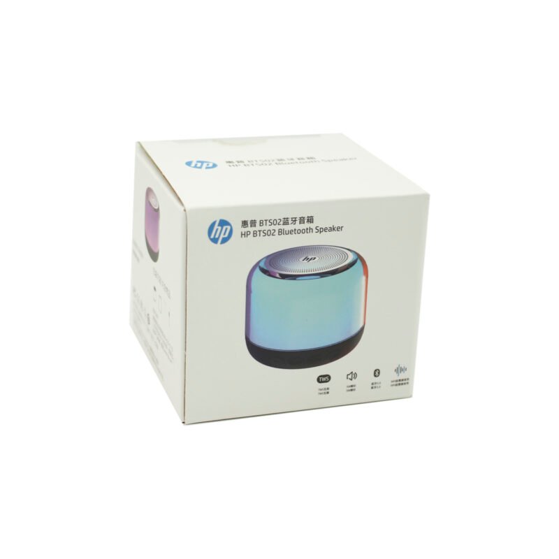 parlante hp mini inalambrico, luz rgb, portatil, tarjeta tf, bt v5.0, potencia 5w, frecuencia 60hz 16khz, bateria 600ma. — vista 2