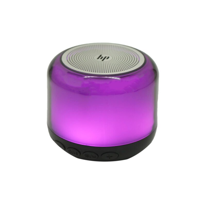 parlante hp mini inalambrico, luz rgb, portatil, tarjeta tf, bt v5.0, potencia 5w, frecuencia 60hz 16khz, bateria 600ma. — vista 4