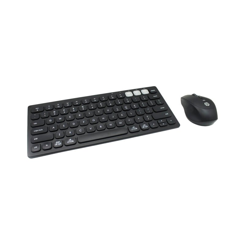 mouse hp teclado y cs750black, kit inalambrico, receptor, color, teclado 78 teclas. black