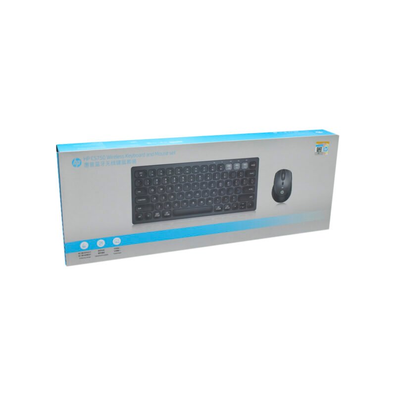mouse hp teclado y cs750black, kit inalambrico, receptor, color, teclado 78 teclas. black — vista 4