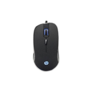 mouse hp g100 gamer, 4 botones, 800 dpi, color, con cable. black