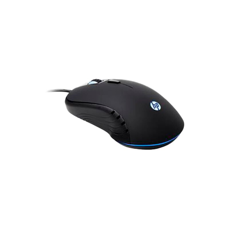 mouse hp g100 gamer, 4 botones, 800 dpi, color, con cable. black — vista 3