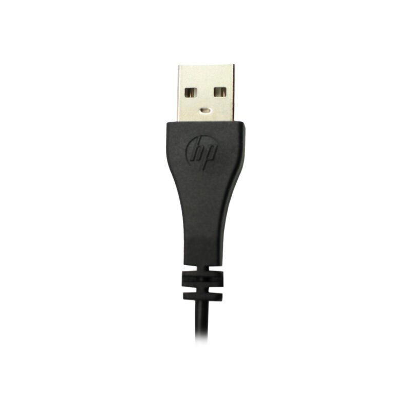 mouse hp m10, resolucion optica: 1200 ppp, 3 botones, conector usb, color. black — vista 2