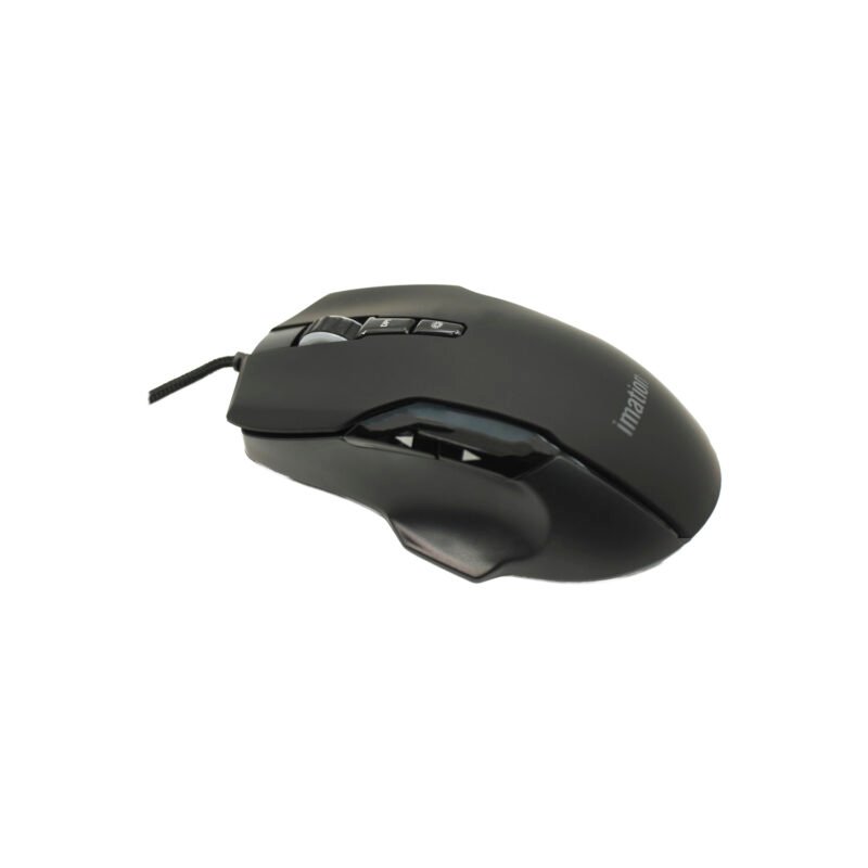 mouse imation imgt200, 7200 dpi, sensor instan 825, rgb led, 7 botones, cable 1.7m, conector usb oro. — vista 3