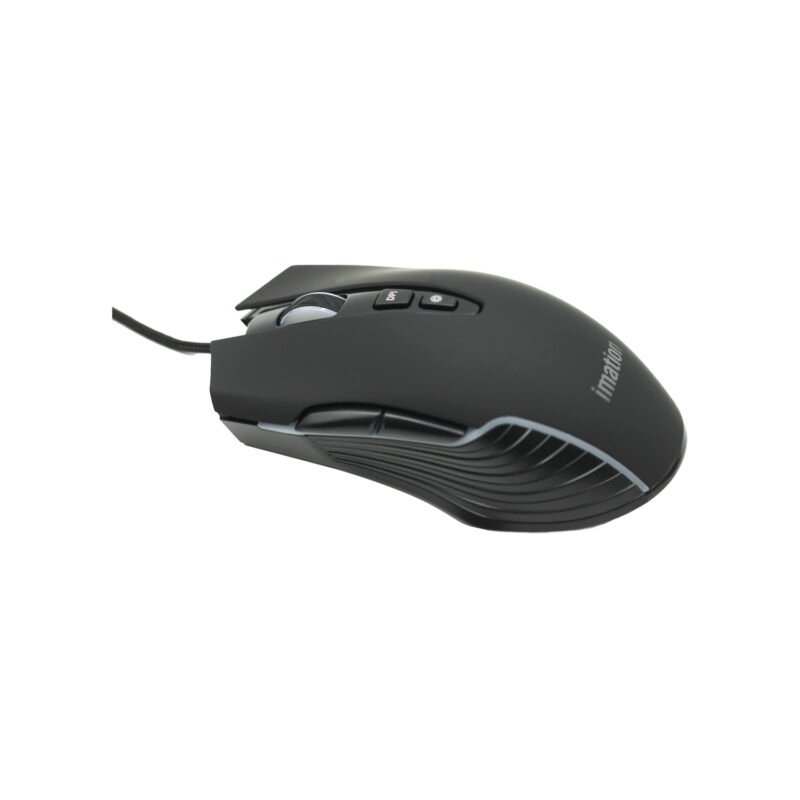mouse imation imgt260, 12800 dpi, 10m clicks, rgb led 11 modos, 7 botones, cable 1.7m, conector usb oro. — vista 3