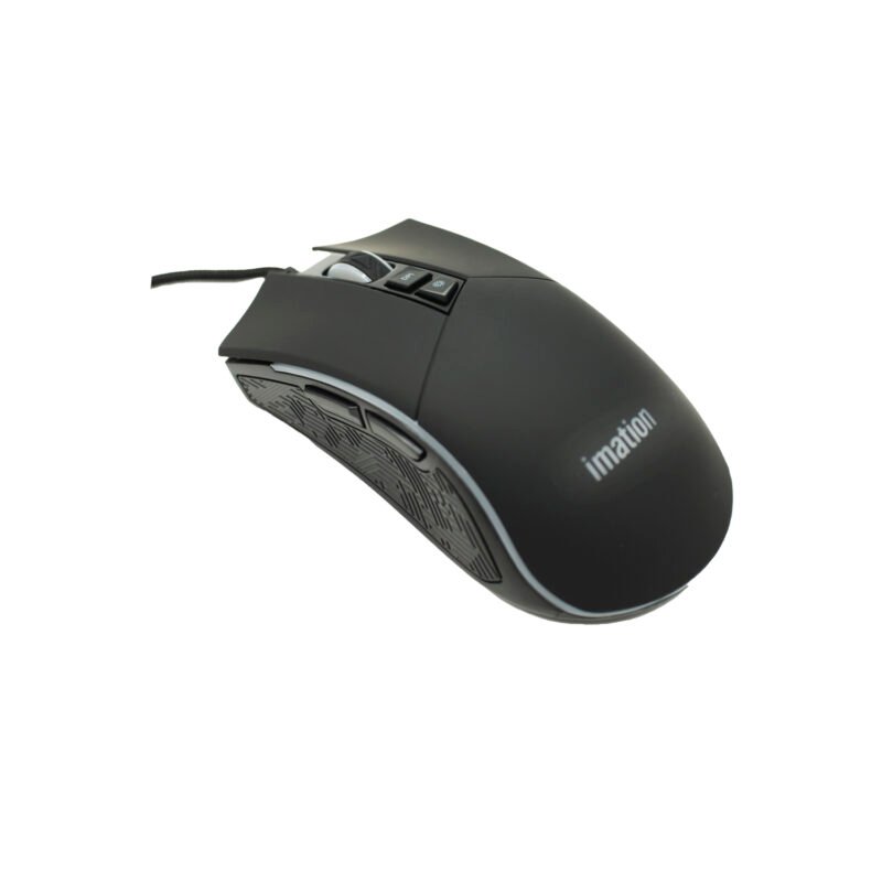 mouse imation imgt290, 12800 dpi, 10m clicks, rgb led 11 modos, 7 botones, cable 1.7m, conector usb oro. — vista 3