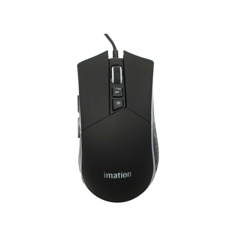mouse imation imgt290, 12800 dpi, 10m clicks, rgb led 11 modos, 7 botones, cable 1.7m, conector usb oro. — vista 4