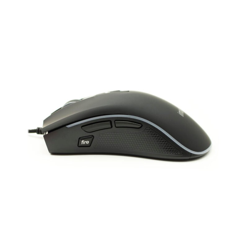 mouse imation imgt300 12800 dpi, 10m clicks, rgb led 11 modos, 8 botones, cable 1.7m, conector usb oro. — vista 2