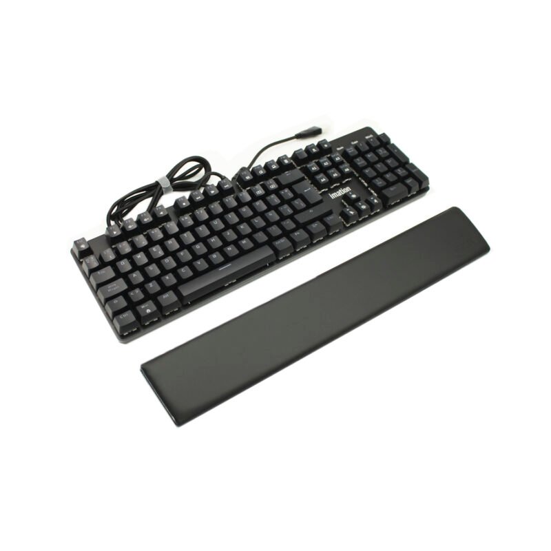 teclado imation imj93 rainbow, 105 teclas, led 23 modos, cable trenzado 1.7m, altura ajustable, apoya muÑecas. — vista 3