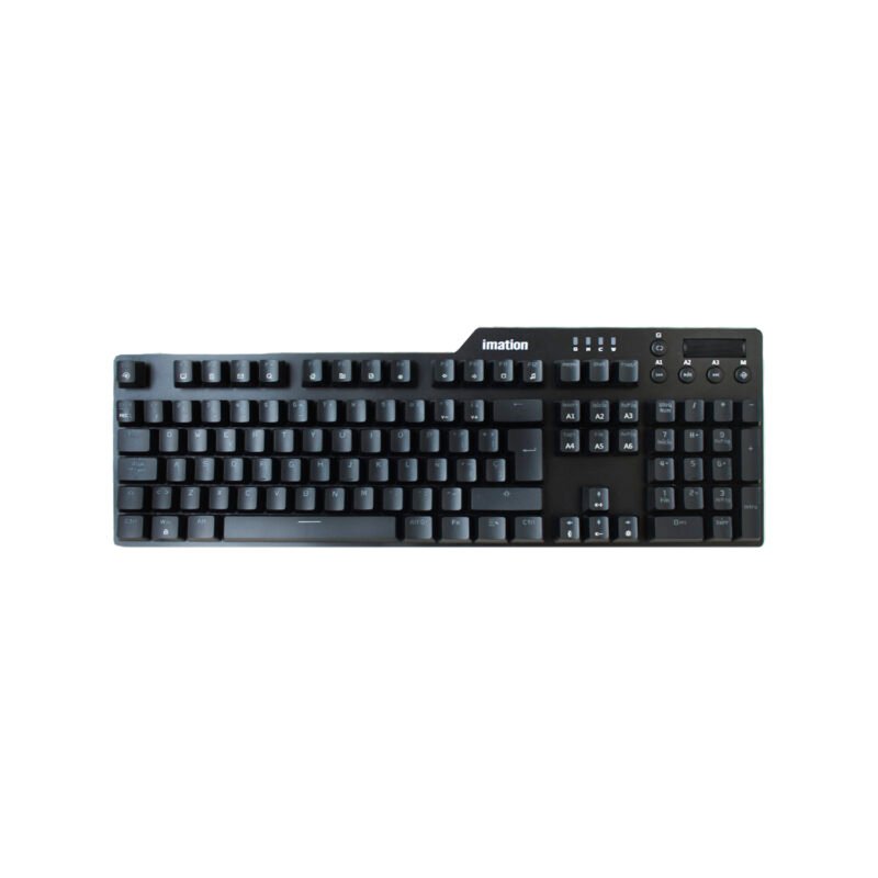 teclado imation imj99 rgb, 105 teclas mecanicas, rgb 18 modos, doble inyeccion, altura ajustable, cable trenzado 1.7m. — vista 3