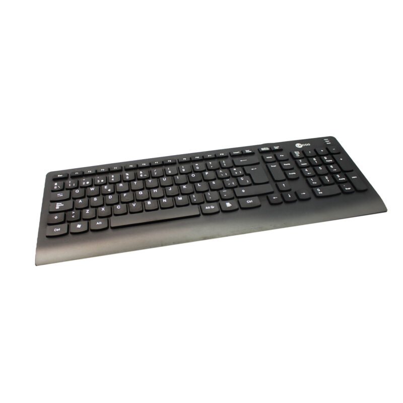 teclado lecoo, kb103 usb silencioso teclas redondeadas