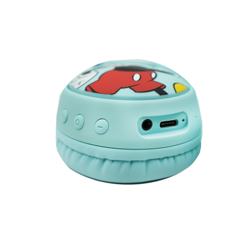 audifono mickey mouse, /rosa, bt v5.0, bateria 300mah, 10m alcance, 100h espera, interfaz aux. blue (ean:319) blue — vista 2