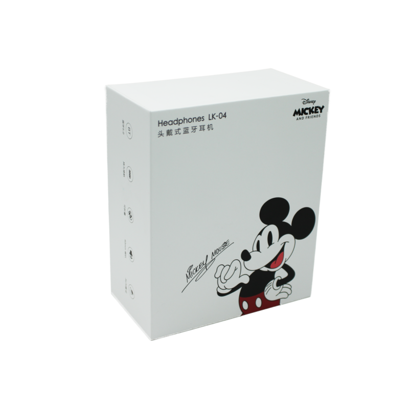 audifono mickey mouse, /rosa, bt v5.0, bateria 300mah, 10m alcance, 100h espera, interfaz aux. pink (ean:289) blue — vista 4
