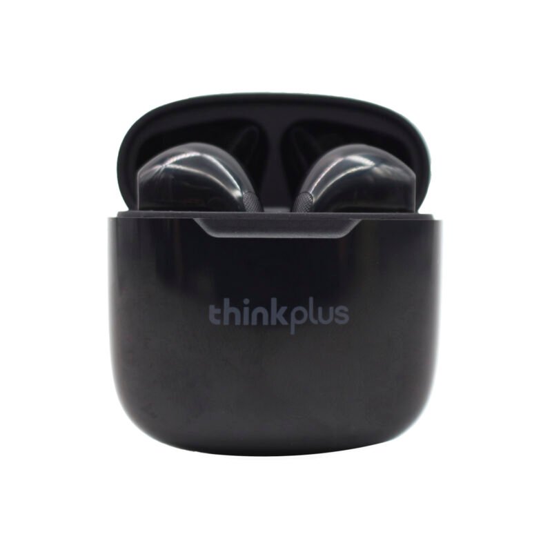audifono lenovo, bt v5.3, color, 10m alcance, 4h uso, respuesta 20 20000hz, microfono 32db, carga 30mah. black black — vista 2