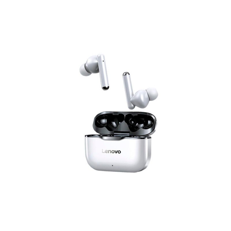 audifono lenovo (ean:725), inalambricos lp1 twins. resistente al agua white — vista 2