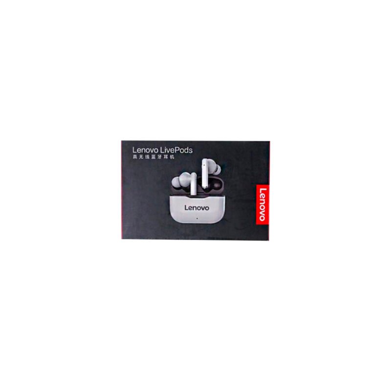 audifono lenovo (ean:732), inalambricos lp1 twins. resistente al agua white — vista 2
