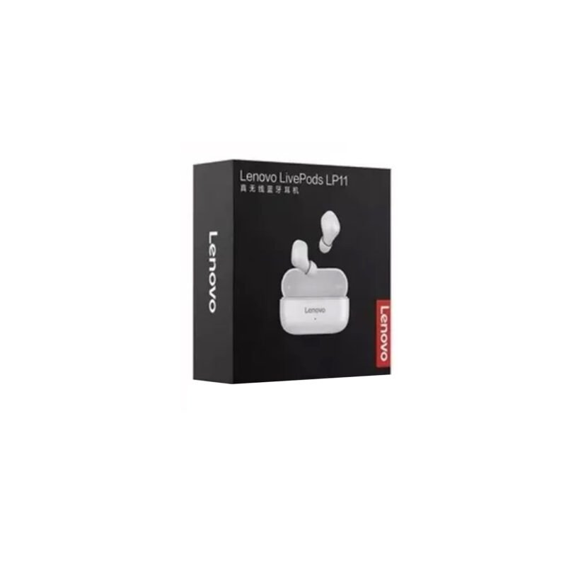 audifono lenovo lp11 twins bt v5.0 intrauditivos inalambricos white — vista 2