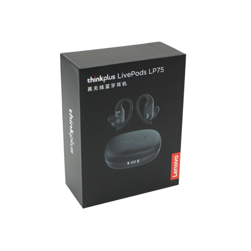 audifono lenovo (ean095), bt v5.3, estuche carga 400mah, 5 cargas — vista 2