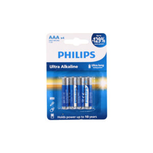 pila philips ultra alcalinas aaa blister de 4 unidades