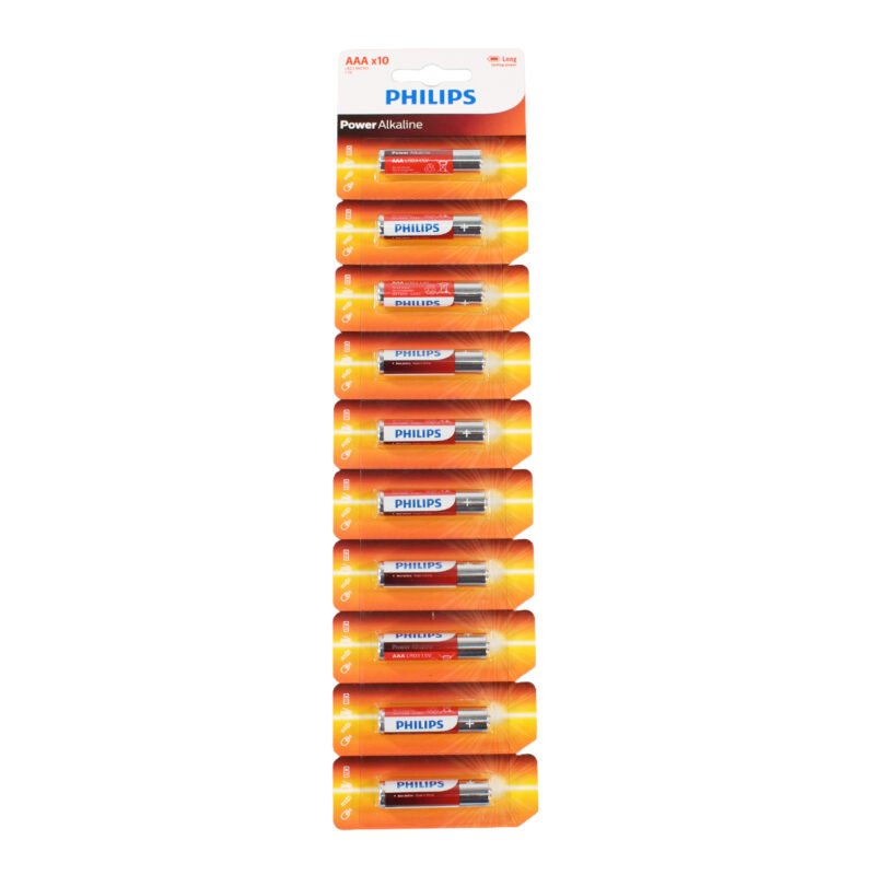 pila philips alcalina aaa 10piezas — vista 3